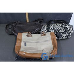 (3) Purses (Coach, Tiganello)