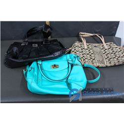 (3) Purses (Coach, Merona)