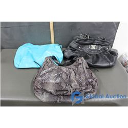 (3) Purses (Nine West, Roxy, Guess)