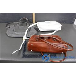 (3) Purses (Fossil, Leather by Mann, Classico)