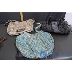 (3) Purses (Coach, Guess)