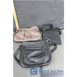 (3) Purses (Guess, The Sak)