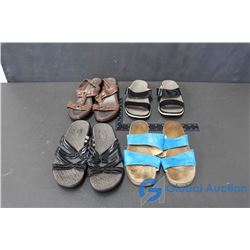 (4) Pairs of Ladies' Sandals