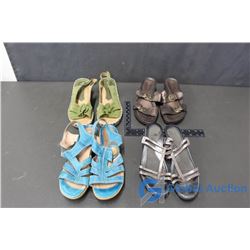 (4) Pairs of Ladies' Sandals