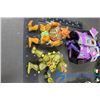 Image 2 : Assortment of Vintage Ninja Turtles Toys