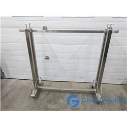 Chrome Coat Rack On Wheels