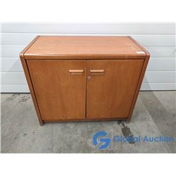 Solid Wood Office Credenza