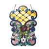 Image 3 : Tiffany-glass Victorian Window Panel 24" Height