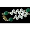 Image 3 : AAA Pearl & Gen. Malachite Vine Necklace w/14k GF beads ~ Handmade