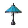 Image 2 : Tiffany-style 2 Light Table Lamp 16" Shade