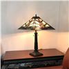 Image 3 : Tiffany-style 2 Light Mission Table Lamp 16" Shade