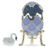 Image 4 : 1906 The Swan Royal Russian Egg 2.8 Inches
