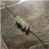 Image 3 : Beach Washed Pottery Shard Necklace & Seaglass Sterling Bracelet