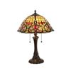 Image 1 : Tiffany-style Victorian 2 Light Table Lamp 16" Shade