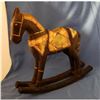 Image 1 : Vintage Hand-carved Decorative Rocking Horse