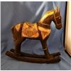 Image 2 : Vintage Hand-carved Decorative Rocking Horse