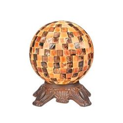 Mosaic 1 Light Dark Bronze Accent Lamp 8" Wide