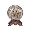 Image 2 : Mosaic 1 Light Dark Bronze Accent Lamp 8" Wide