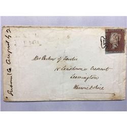 1842 Original Handwritten Iron Gall Letter to Mrs. Parker