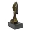 Image 6 : Pablo Picasso Tribute Face Mask Bronze Sculpture 11" x 6"
