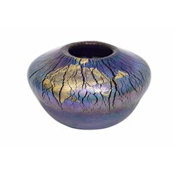 R. Eicholt Art Glass Vase
