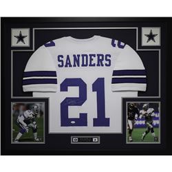 deion sanders framed jersey