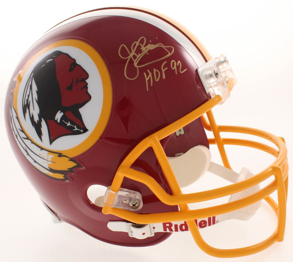 john riggins autographed helmet