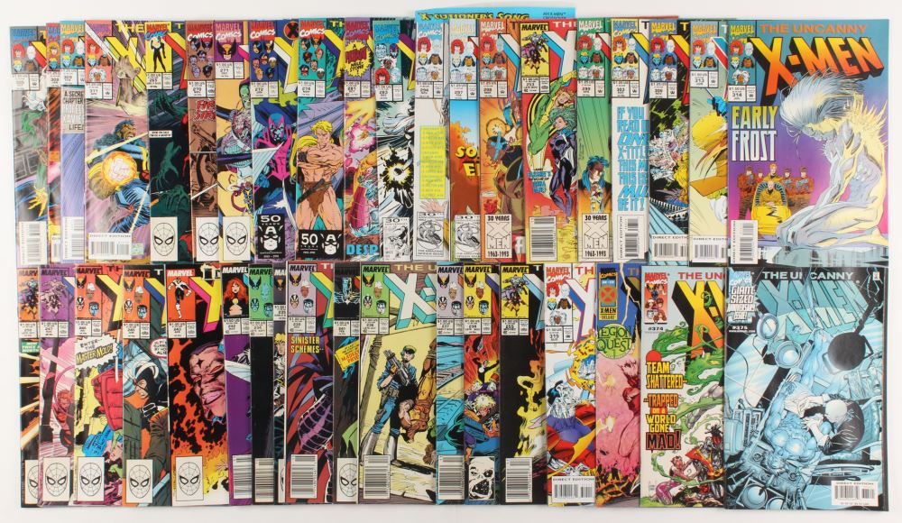 Lot Of 38 19 1999 The Uncanny X Men 1st Series Marvel Comic Books