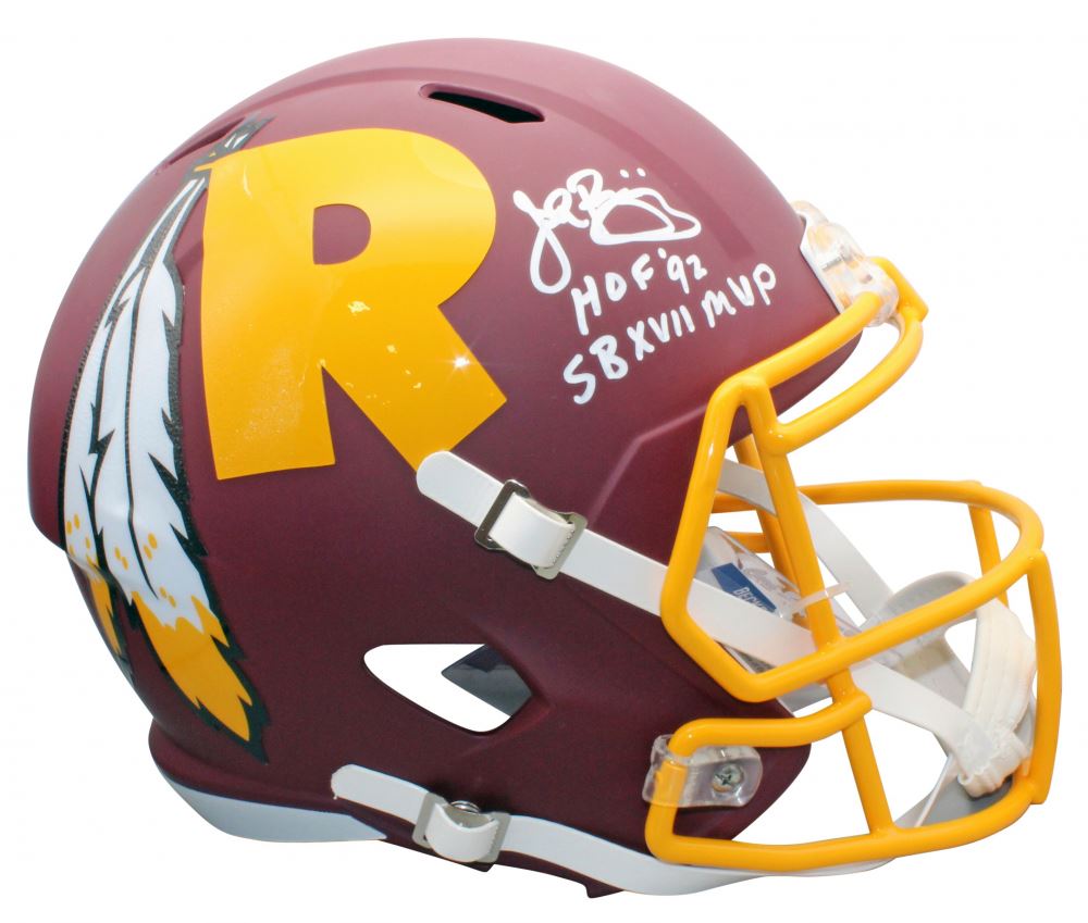 john riggins autographed helmet