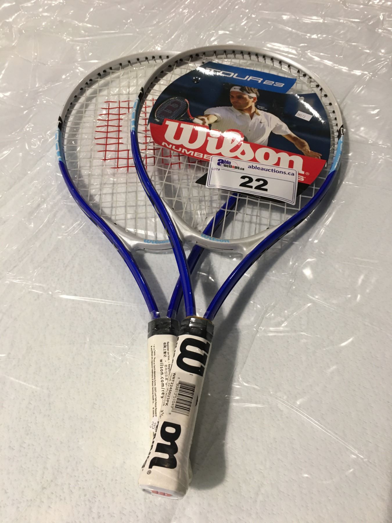 2 WILSON TENNIS RACKETS