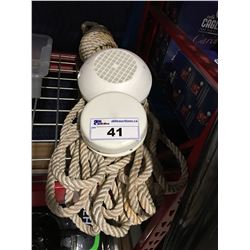 BUNDLE OF MARINE ROPE & 2 VENTS