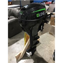 LEHR PROPANE POWERED 9.9HP LONGSHAFT OUTBOARD MOTOR WITH ELECTRIC START REMOTE CONTROL