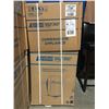 Image 2 : MICRO-FRIDGE BAR/COMPACT COMBINATION REFRIGERATOR FREEZER WITH ATTACHED MICROWAVE (BLACK) (C)