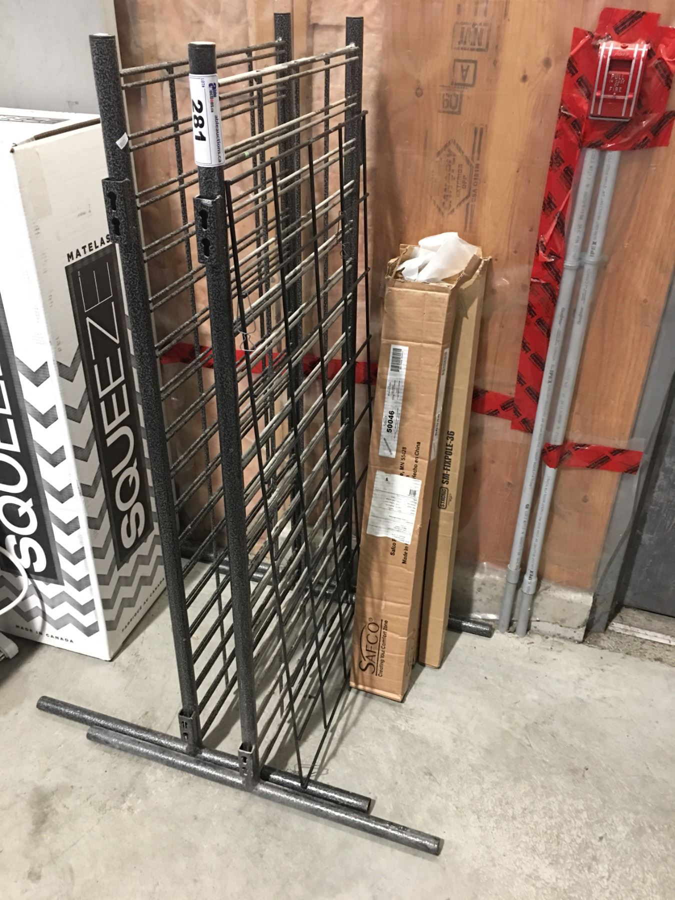 MISC. LOT OF DISPLAY RACKING