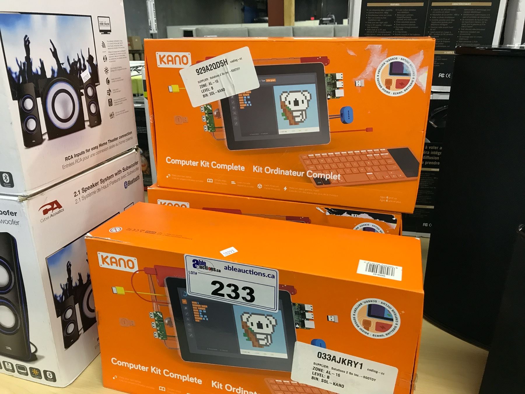 LOT OF 3 KANO COMPUTER KITS