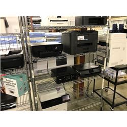 RACK OF ASSORTED OPEN BOX PRINTERS/SCANNERS