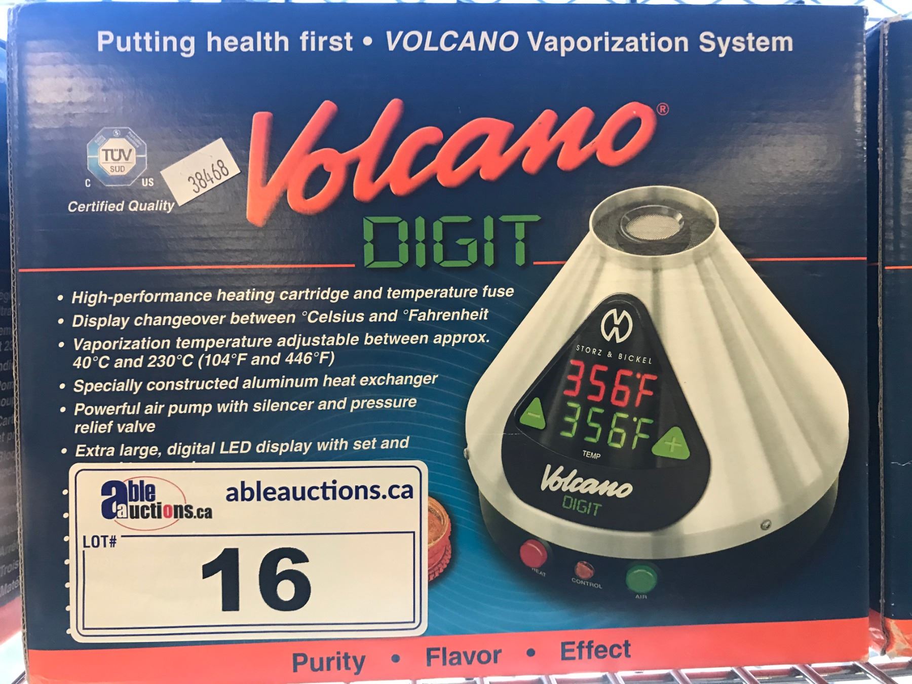 VOLCANO DIGIT VAPORIZATION SYSTEM