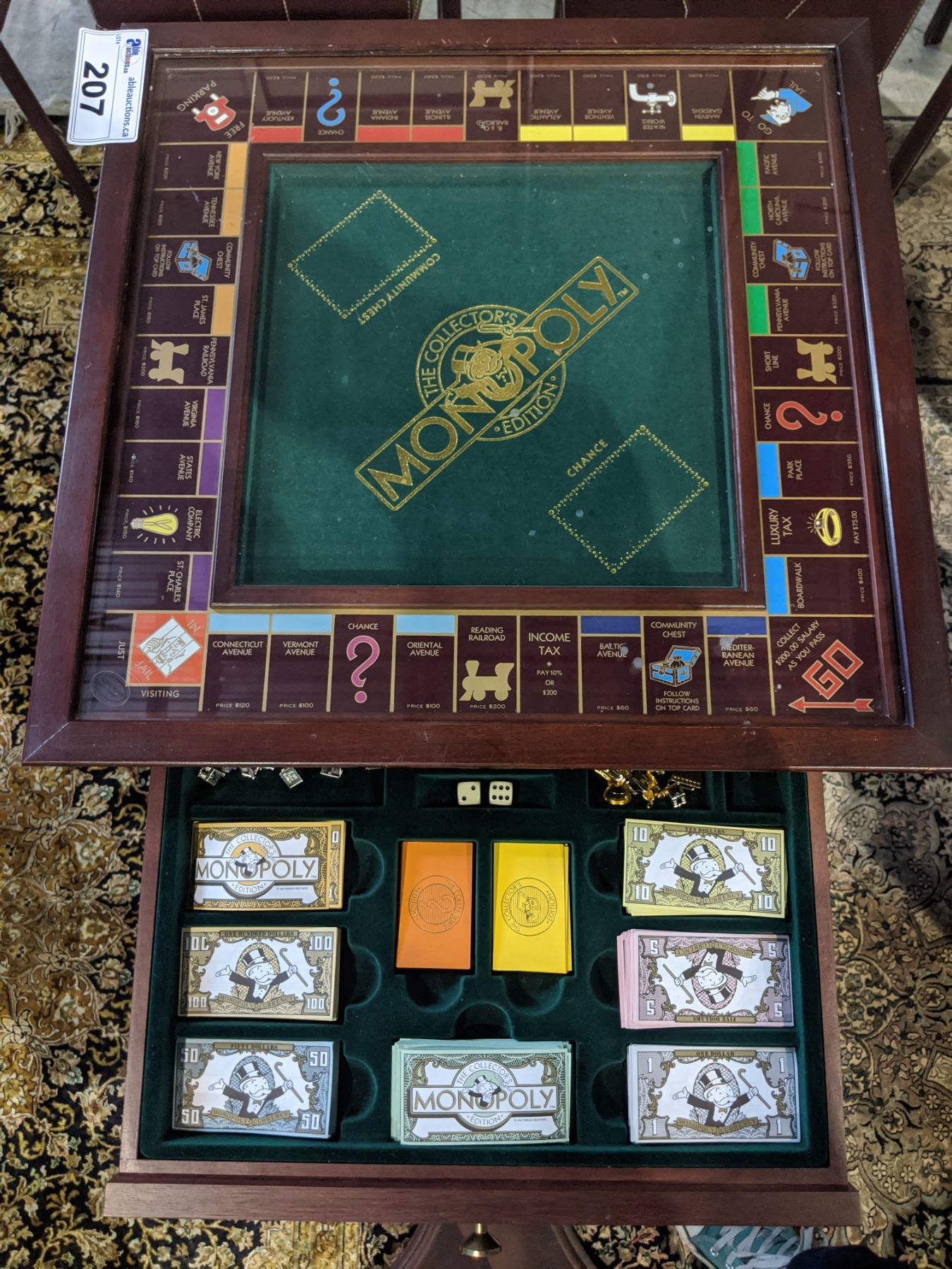 MONOPOLY "THE COLLECTOR'S EDITION" ON STAND