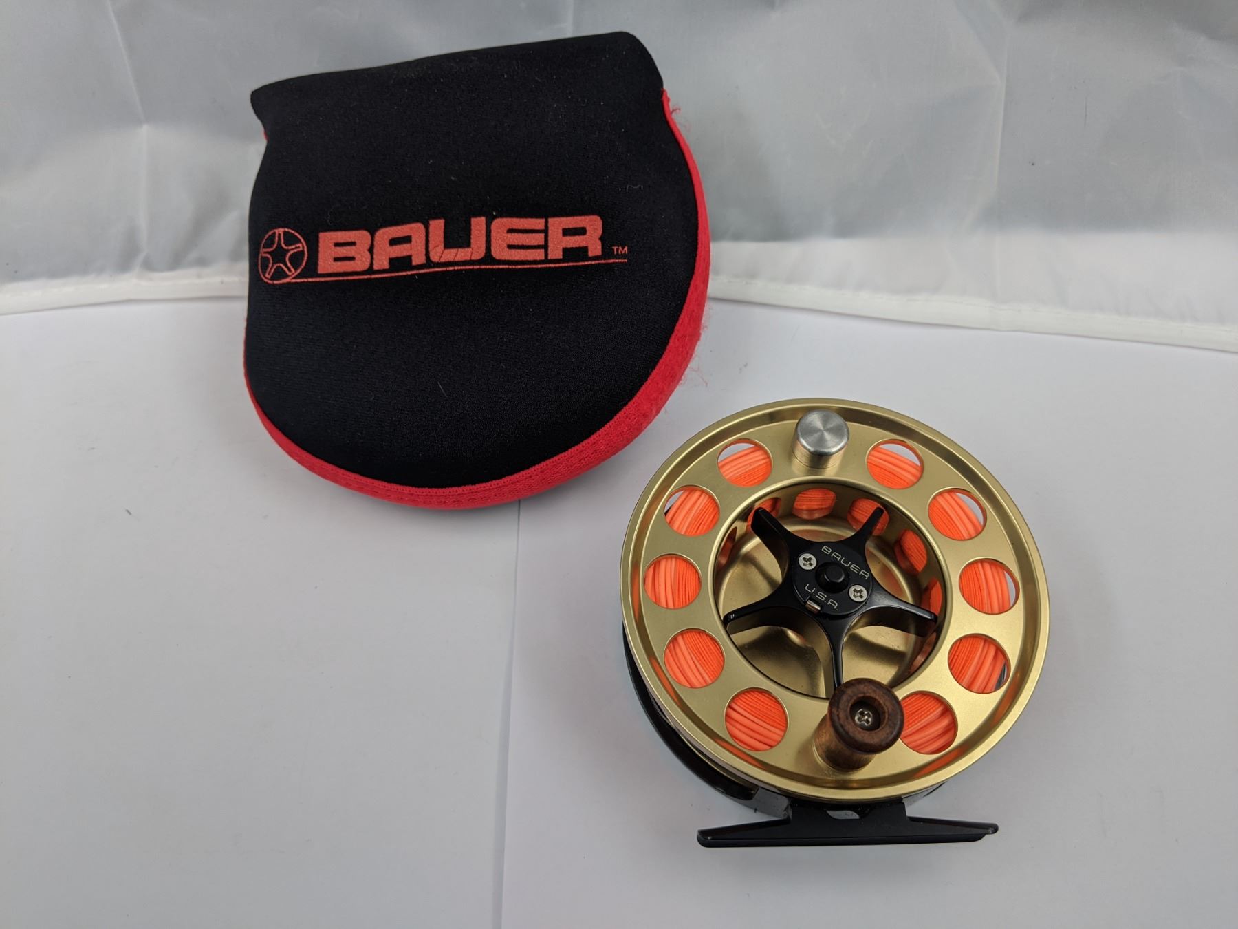 bauer m4 fly fishing reel RVR 4/5 / Black/Gold as well as light salt Rick's Rods