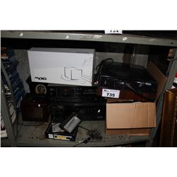 YAMAHA CASSETTE DECK, YAMAHA TURNTABLE, PIONEER AV RECEIVER, CDS, DVDS, DECOR AND MORE