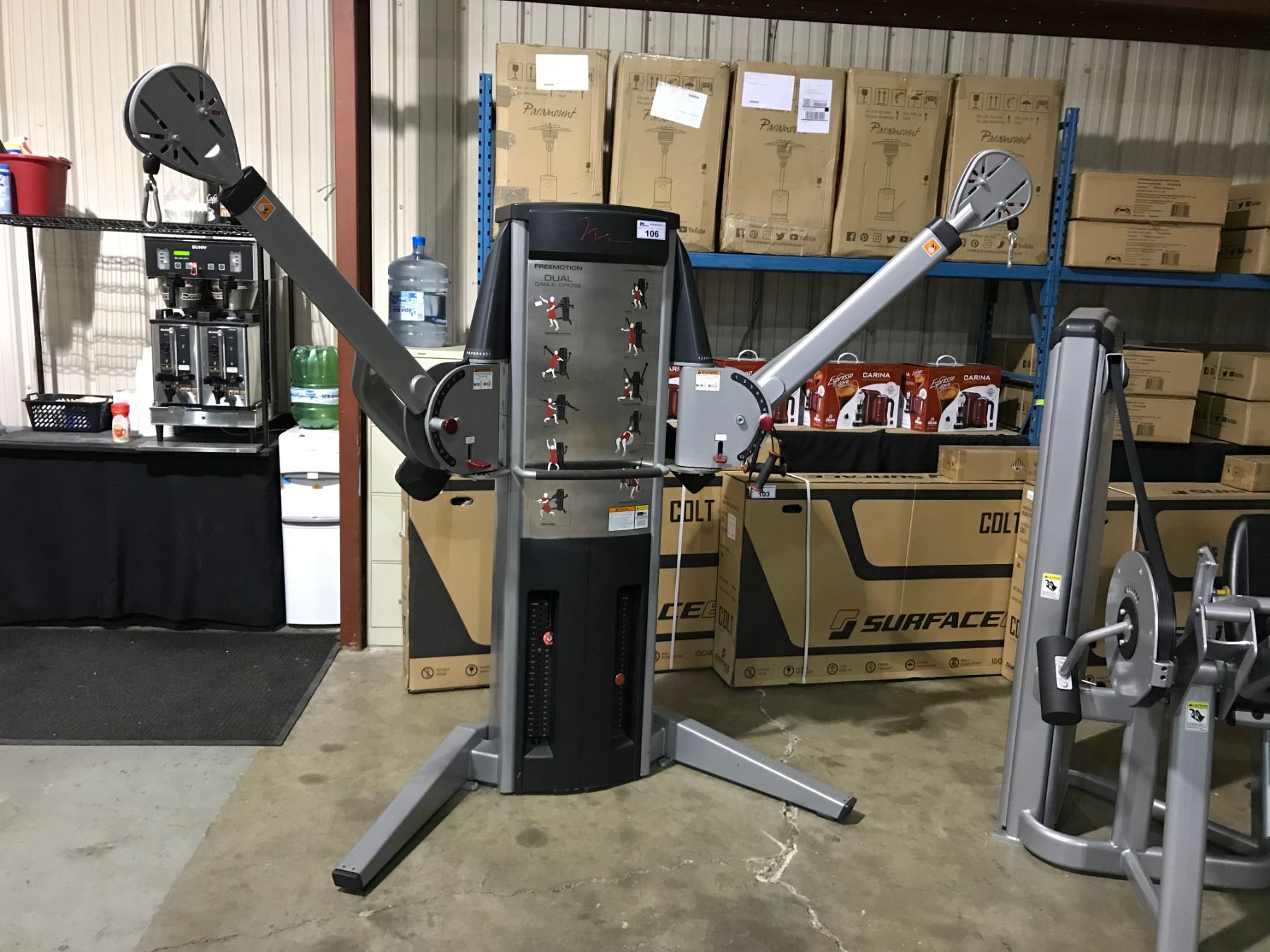 Table Cross Machine FREEMOTION COMMERCIAL ADJUSTABLE DUAL CABLE CROSS MACHINE
