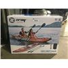 Image 2 : ZRAY 1214408 DRIFT 2 PERSON, INFLATABLE KAYAK WITH PUMP, PATCH KIT & CARRY BAG