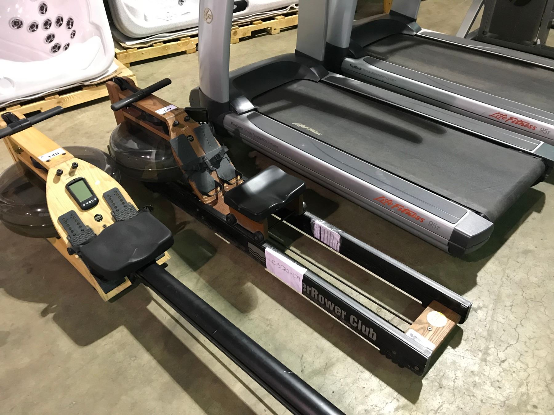 WATER ROWER COMMERCIAL ROWING SYSTEM WITH DISPLAY - Able Auctions