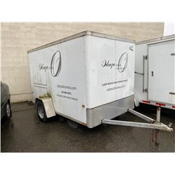 2009 WELLS CARGO TC TRECKER ,WHITE, 10' SINGLE AXLE CARGO TRAILER, VIN#1WF200D1294072772,