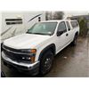 Image 1 : 2004 CHEVROLET COLORADO, 2DR EXT CAB, WHITE, GAS, AUTOMATIC, VIN#1GCDT196X48224812, 191,162KMS,