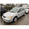 Image 1 : 2005 TOYOTA COROLLA CE, 4DRSD, GREY, GAS, MANUAL, VIN#2T1BR32E85C922134, 159,387KMS,RD,CD,PL,TW,AC,