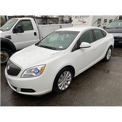 2015 BUICK VERANO, WHITE, GAS, AUTOMATIC, VIN#1G4PN5SKXF4202935, 44,612KMS,