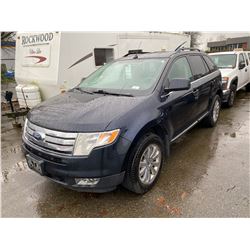 2008 FORD EDGE, BLUE, 4DRSW, GAS, AUTOMATIC, VIN#2FMDK49C18BB25725, 282,739KMS,