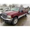Image 1 : 2004 FORD F-350 XLT, EXT CAB PU, RED, DIESEL, AUTOMATIC, VIN#1FTSX31P94ED79963, 382,202KMS,