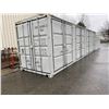 Image 1 : BRAND NEW 40FT STORAGE SHIPPING CONTAINER WITH 4 SIDE DOORS AND 1 REAR DOOR, 9'6" TALL